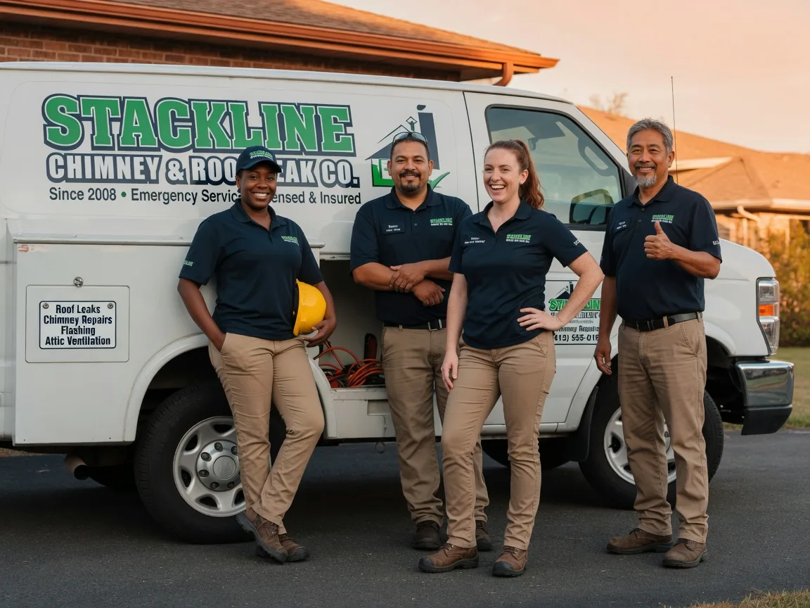 Chimney flashing repair company in Middlebrook, VA